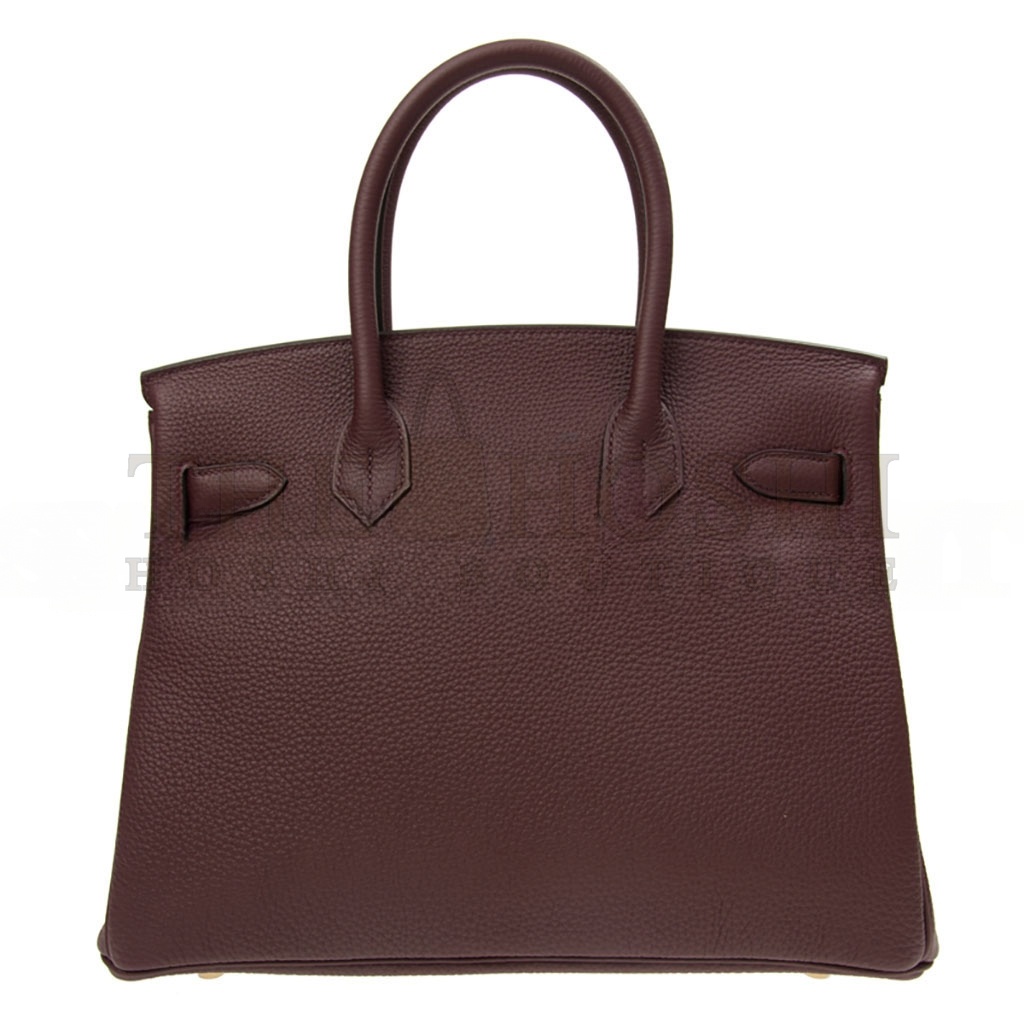 H**me5 BIRKIN 30 TOGO LEATHER SADDLE RED GOLD BUCKLE BAG BK3057TGGP (30*23*15cm) Master Quality